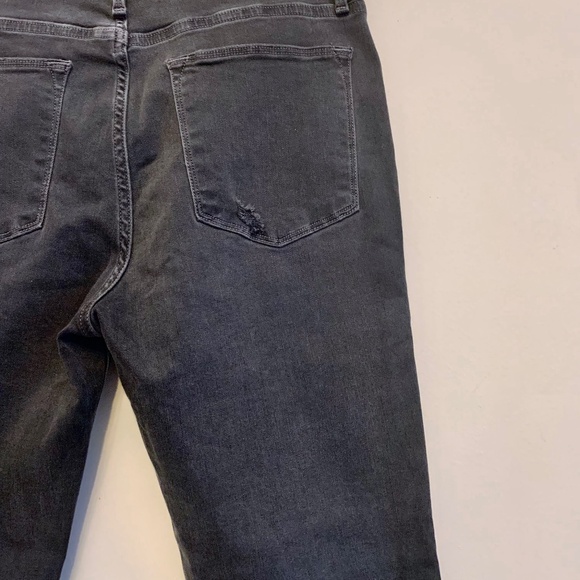 Frame Denim  Le High Straight Raw Stagger Jeans in Noise Size 29 - Picture 6 of 16